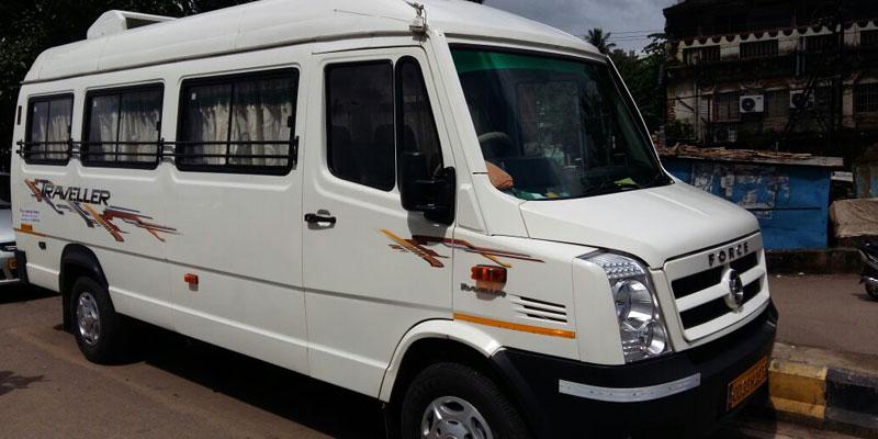 Group Travel — Force Tempo Traveller (12 Seater)